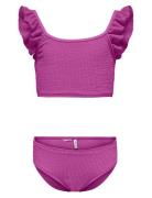 Kogwave Structure Bikini Set Acc Kids Only Purple