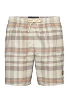 Tartan Resort Swimshort Lyle & Scott Beige