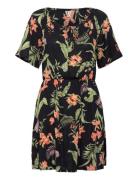 Tropical Tides Crinkle Roxy Black