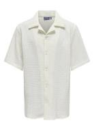Osjkyle 0158 Ss Shirt Wvn ONLY & SONS White