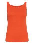 Kacarna Tank Top Kaffe Orange