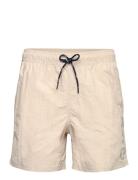 Leisure Logo Swim Shorts H2O Beige