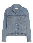 Boxy Denim Jacket Calvin Klein Jeans Blue