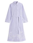 Broderie Anglaise Co Shirt Dress Tommy Hilfiger Blue