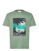Placed Graphic T-Shirt GANT Green