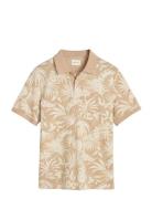 Printed Ss Polo GANT Beige