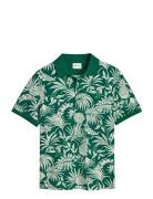 Printed Ss Polo GANT Green