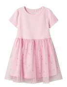 Nmfhamina Ss Slim Dress Pb Name It Pink