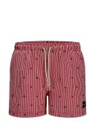 Jpstmaui Jjswim Mini Stripe Akm Sn Jack & J S Red