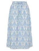 Yascinni Hw Ankle Skirt S. YAS Blue