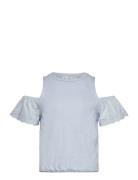 Cut-Out T-Shirt Mango Blue