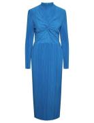 Yasolinda High Neck Ls Long Dress S. YAS Blue