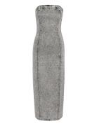 Gzzauma Sl Long Dress Gestuz Grey