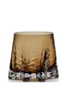 Gry Tealight Cooee Design Brown