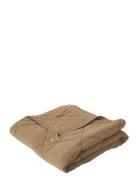 Plaid, Bomuld M/Hør Fryns C'est Bon Brown