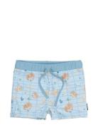 Swim Pant Recycled Aop Mikk-line Blue