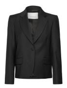 Short Pleated Blazer House Of Dagmar Black