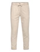 Slim-Fit Trousers With Drawstring Mango Cream