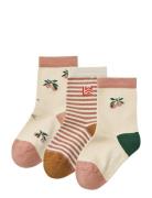 Silas Socks 3-Pack Liewood Beige