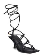 Penny Heels With Straps Malina Black