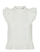 Vmkammy Sl High Neck Top Vma Vero Moda White