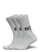Classic Polyamide Crew Sock 3P Björn Borg White