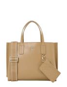 Th Distinct Mini Tote Tommy Hilfiger Beige