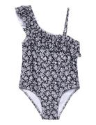 Floral Print Swimsuit Mango Patterned