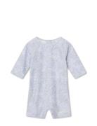 Matgoldie 3/4 Printed Suit. Grs MINI A TURE Blue