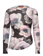 Asymmetric Long Sleeve Top, 2245 Dr STINE GOYA Patterned