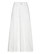 Sherry Denim Skirt Twist & Tango White