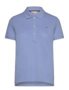 Reg Shield Logo Ss Pique GANT Blue