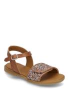 Sandals - Flat - Open Toe - Op ANGULUS Brown