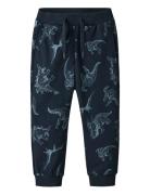 Nmmvaron Aop Swt Pant Unb Noos Name It Blue