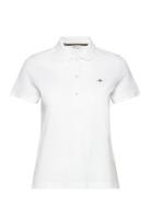 Reg Shield Logo Ss Pique GANT White