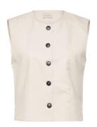 Fqmaeve-Waistcoat FREE/QUENT Cream