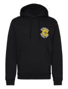 Sunnies Pool Bar Graphic Pullover Hoodie Lyle & Scott Black