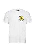 Sunnies Pool Bar Graphic T-Shirt Lyle & Scott White