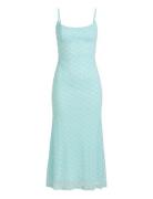 Adoni Mesh Midi Dress Bardot Blue