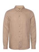 Mmgtheo Linen Shirt Mos Mosh Gallery Beige