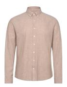 Linen/Cotton Shirt L/S Lindbergh Beige