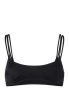Strappy Layered Bikini Top Weekday Black