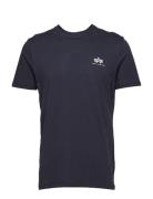 Basic T Small Logo Alpha Industries Navy