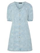 Pcfeline Ss Denim Dress Pieces Blue