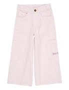 Striped Wide Pants W Pockets Copenhagen Colors Pink
