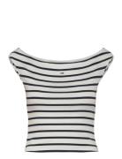 Tjw Boat Neck Top Ss Ext Tommy Jeans White