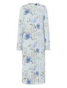 Pcamber Ls Midi Dress Wvn D2D Fsy Pieces Blue
