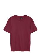 Vmpaulina Ss T-Shirt Jrs Noos Vero Moda Red