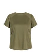 Women Sports T-Shirt ZEBDIA Khaki