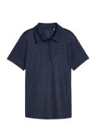 W Mattr Animal Deboss Ss Polo PUMA Golf Navy